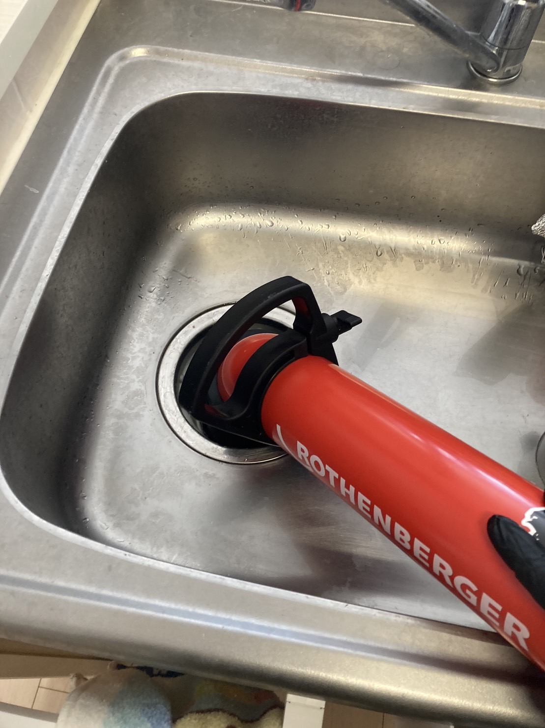 キッチンの流しのつまり