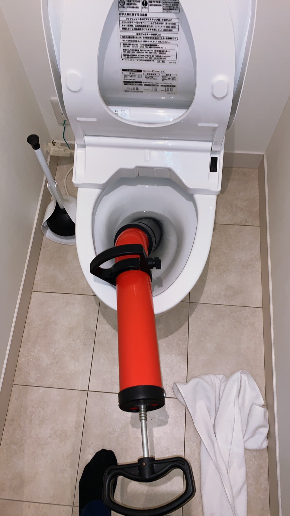 トイレのつまり