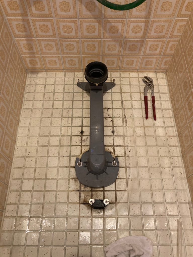 フランジ部分の劣化の写真